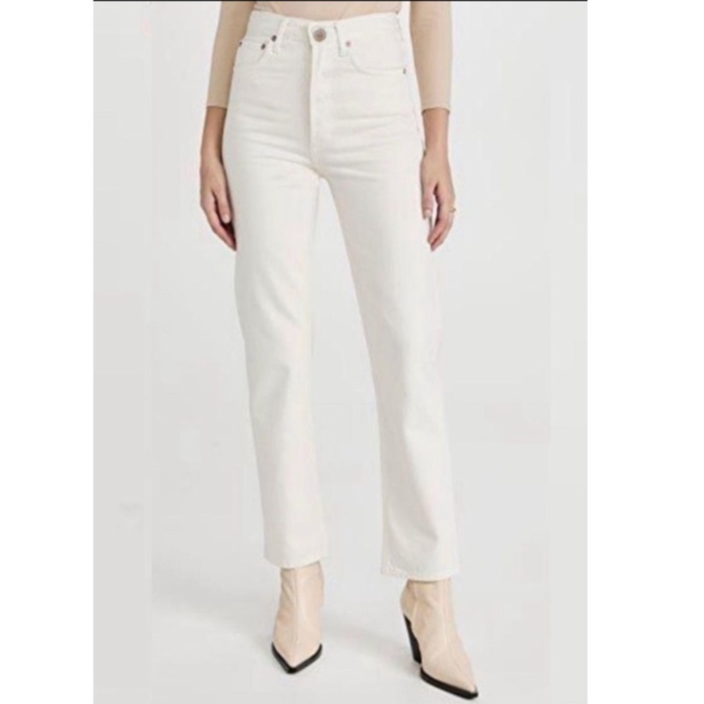 J. Crew Women's Straight Leg Jeans - White
